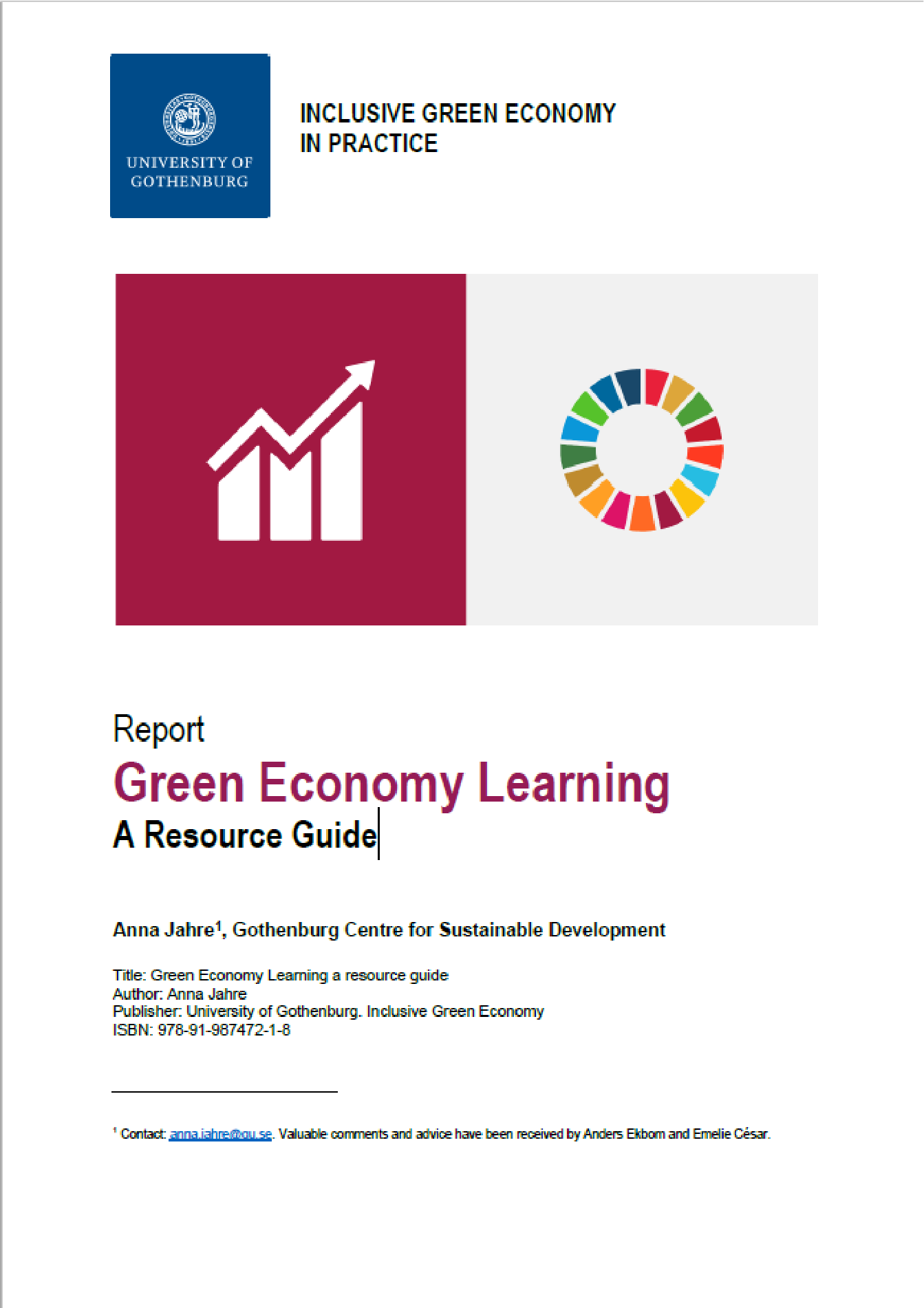 Inclusive Green Economy In Practice | University Of Gothenburg